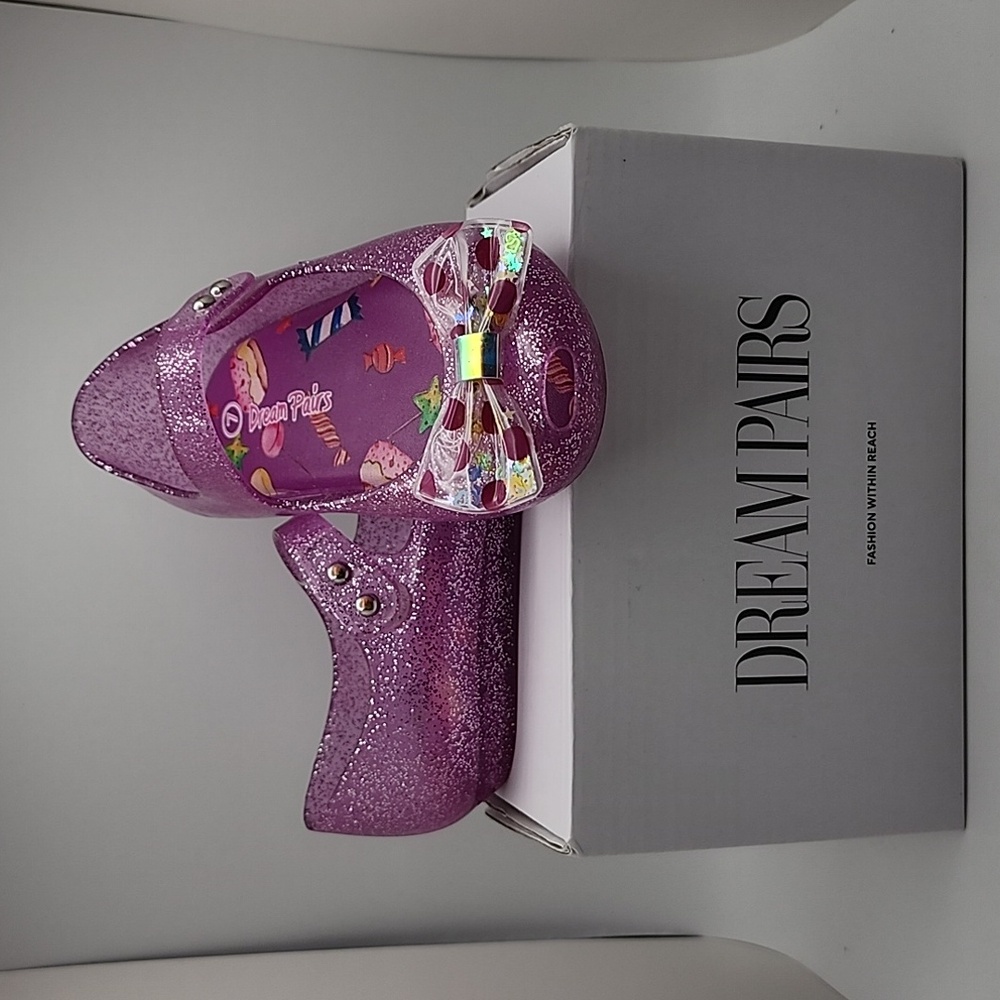 Dream Pairs Toddler Girls Jellie Shoes Sz 7